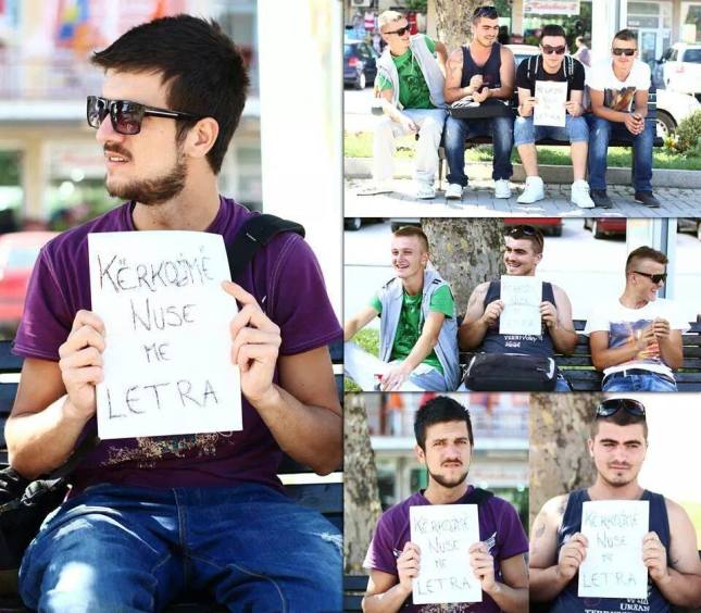 Të rinjtë e Kosovës lypin nuse me letra